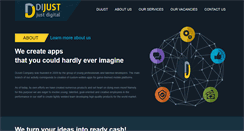 Desktop Screenshot of dijust.com